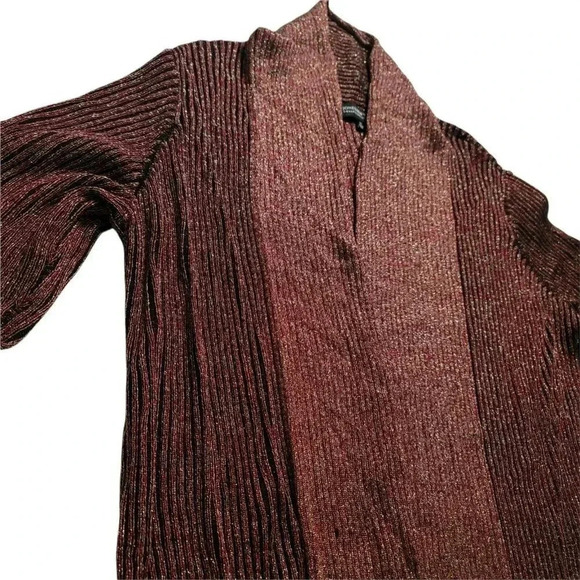 Jones New York Collection Woman 2 Ton Red Cardigan Sweater Longsleeve Size 2X - Picture 7 of 9
